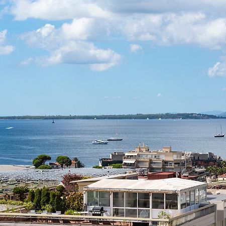 Vue Mer 180° Cocon A 7 Min De La Plage Piscine Ac Apartment Antibes Bagian luar foto